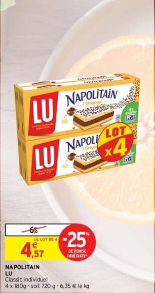 Lu - Napolitain offre à 4,57€ sur Intermarché Contact
