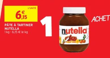 Nutella - Pâte À Tartiner offre à 6,15€ sur Intermarché Contact