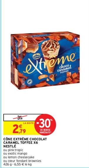 Nestle - Conee Extreme Chocolat Caramel Toffee X6 offre à 2,79€ sur Intermarché Contact