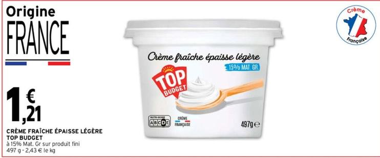 Crème fraîche offre à 1,21€ sur Intermarché Contact