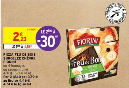 Fiorini - Pizza Feu De Bois Surgelee Chevre  offre à 2,23€ sur Intermarché Contact