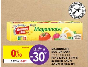 Bouton D'Or - Mayonnaise offre à 0,7€ sur Intermarché Contact