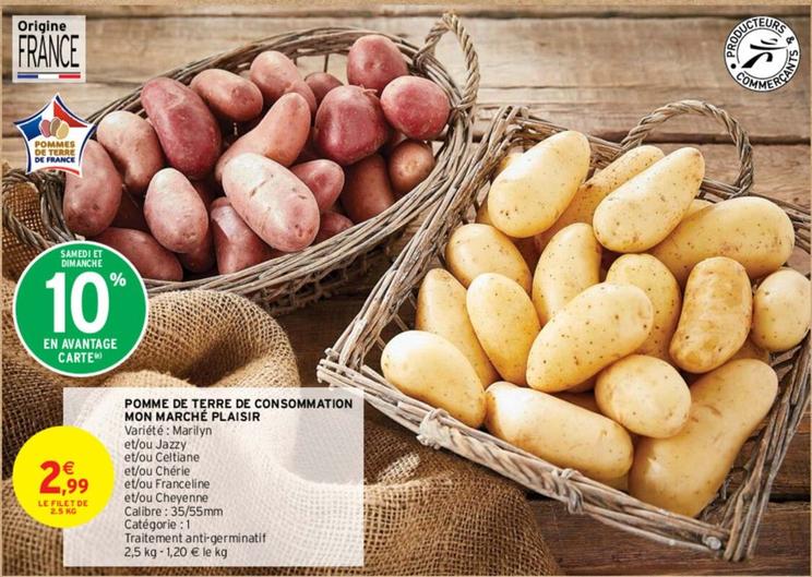 Pommes de terre offre à 2,99€ sur Intermarché Contact
