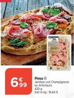 Pizza offre à 6,99€ sur Bi1
