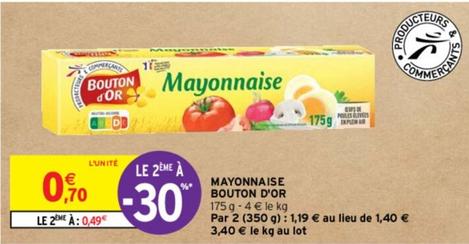 Bouton D'Or - Mayonnaise offre à 0,7€ sur Intermarché Express