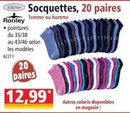 Socquettes offre à 12,99€ sur Norma