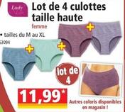 Culotte offre à 11,99€ sur Norma