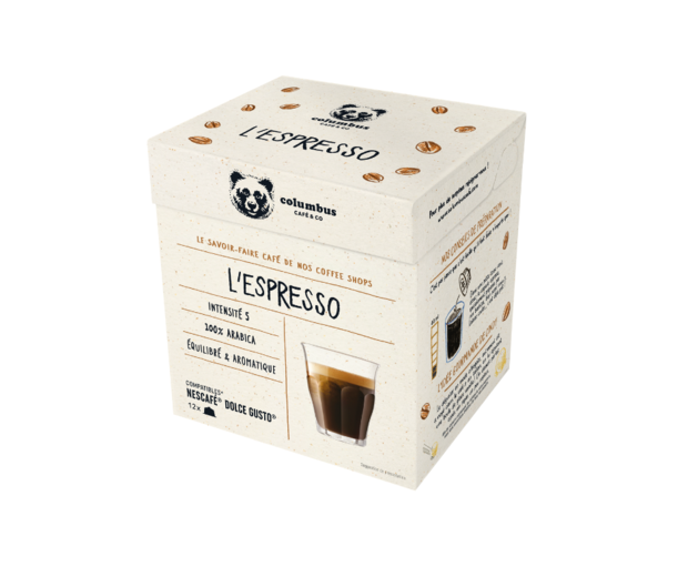 L'Espresso Dolce Gusto®x12 offre à 5,5€ sur Columbus Café