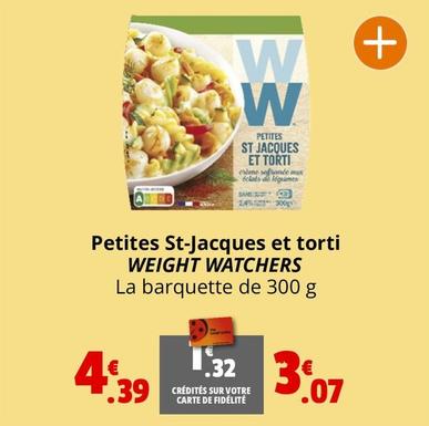 Weight Watchers - Petites St Jacques Et Torti offre à 4,39€ sur Coccinelle Express
