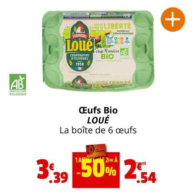 Loué - Œufs Bio offre à 3,39€ sur Coccinelle Express