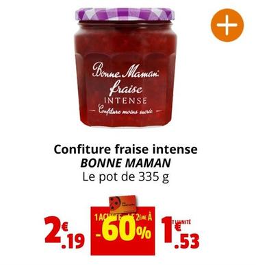 Bonne Maman - Confiture Fraise Intense offre à 2,19€ sur Coccinelle Express