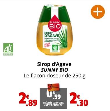 Sunny - Sirop D'Agave Bio offre à 2,89€ sur Coccinelle Express