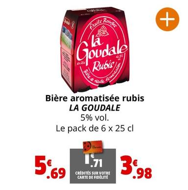 La Goudale - Bière Aromatisée Rubis offre à 5,69€ sur Coccinelle Express