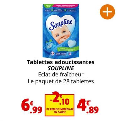 Soupline - Tablettes Adoucissantes offre à 4,89€ sur Coccinelle Express