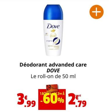 Dove - Déodorant Advanded Care offre à 3,99€ sur Coccinelle Express