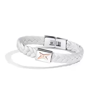 Bracelet Mec j'te Kiff, blanc offre à 157,5€ sur Mauboussin