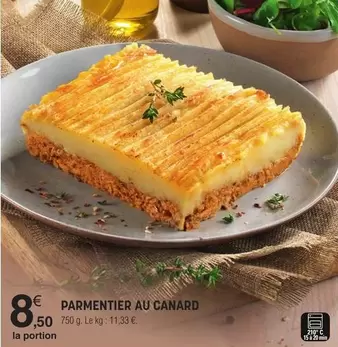 Parmentier Au Canard offre à 8,5€ sur E.Leclerc