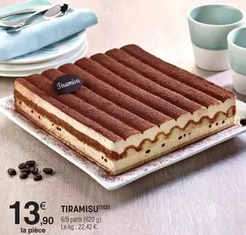 Tiramisu offre à 13,9€ sur E.Leclerc