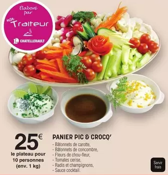 Panier Pic & Crocq offre à 25€ sur E.Leclerc