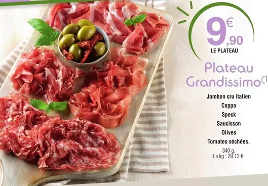 Plateau Grandissimo offre à 9,9€ sur E.Leclerc