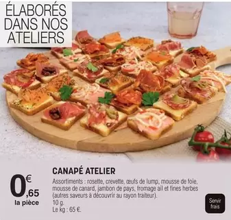 Canapé Atelier offre à 0,65€ sur E.Leclerc