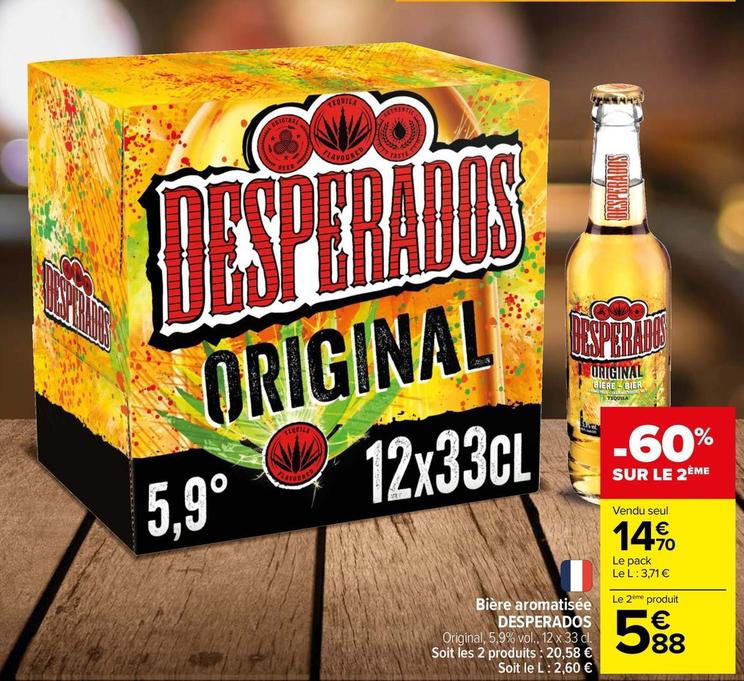 Desperados - Bière Aromatisée offre à 14,7€ sur Carrefour Drive