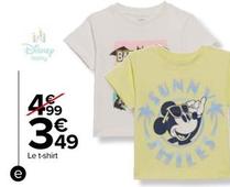 Disney - T-Shirt Bébé offre à 3,49€ sur Carrefour Drive