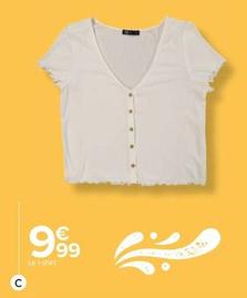 T-Shirt Femme offre à 9,99€ sur Carrefour Drive