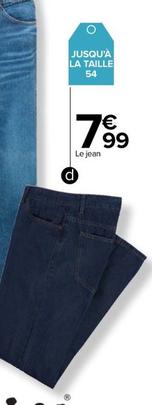 Le Jean offre à 7,99€ sur Carrefour Drive