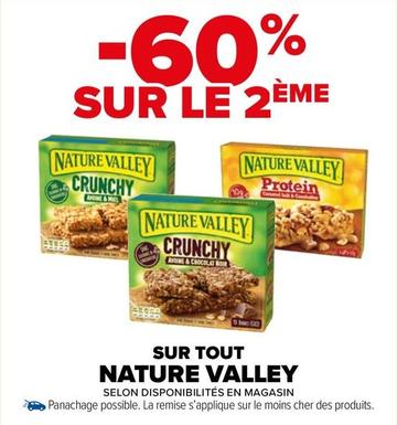 Nature Valley - Sur Tout offre sur Carrefour Drive