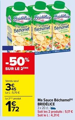 Bridélice - Ma Sauce Béchamel offre à 3,45€ sur Carrefour Drive