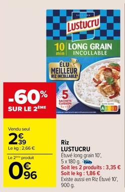 Lustucru - Riz offre à 2,39€ sur Carrefour Drive