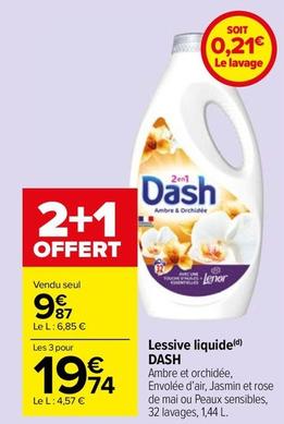 Dash - Lessive Liquide  offre à 9,87€ sur Carrefour Drive