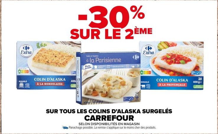 Carrefour - Sur Sur Tous Les Colins D'alaska Surgelés offre sur Carrefour Drive