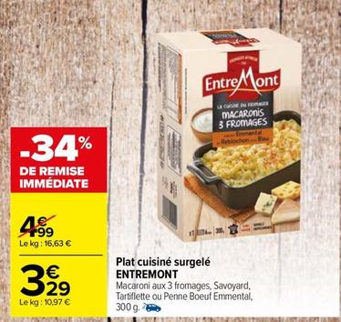 Entremont - Plat Cuisiné Surgelé offre à 3,29€ sur Carrefour Drive