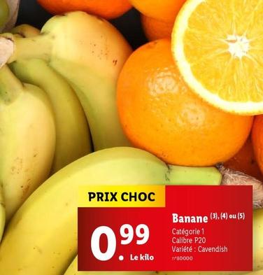 Banane offre à 0,99€ sur Lidl