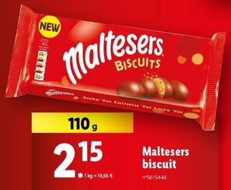 Maltesers - Biscuit offre à 2,15€ sur Lidl