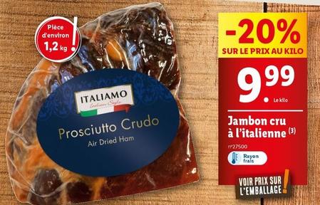 Italiamo - Jambon Cru A L'Italienne 