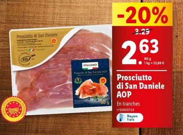 Italiamo - Prosciutto Di san Daniel AOP  offre à 2,63€ sur Lidl