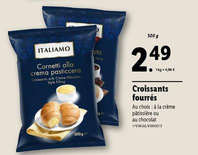italiamo - croissants fourrés