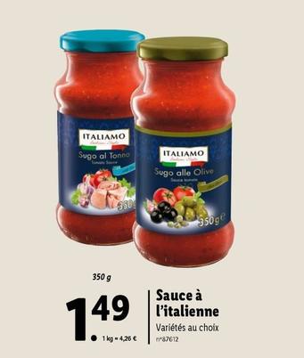 italiamo - sauce à l'italienne