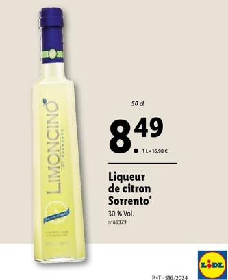 Liqueur De Citron Sorrento