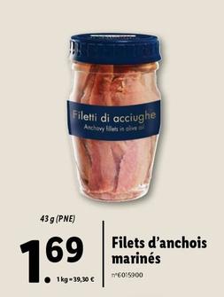 filets d'anchois marinés
