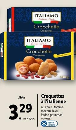 italiamo - croquettes à l'italienne
