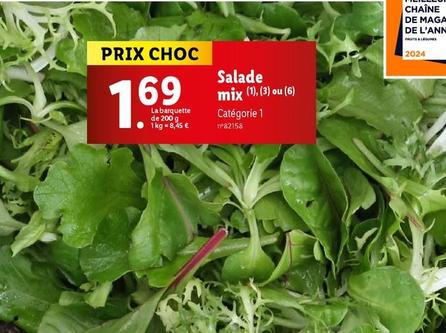 Salade Mix offre à 1,69€ sur Lidl