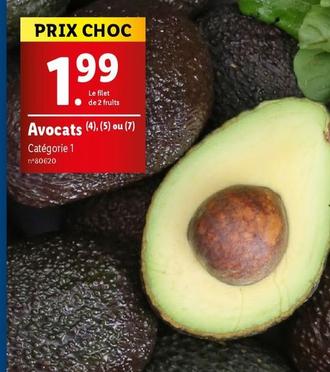 Avocats offre à 1,99€ sur Lidl