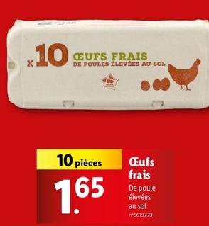 Œufs Frais offre à 1,65€ sur Lidl