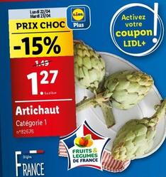 Artichaut offre à 1,27€ sur Lidl