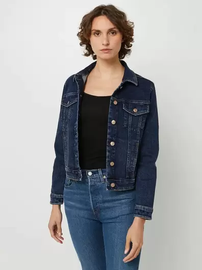 Veste Trucker Jacket En Jean - Bleu brut offre à 59,99€ sur Devianne