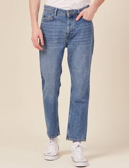 Jeans straight tapered denim used homme offre à 49,99€ sur Vib's